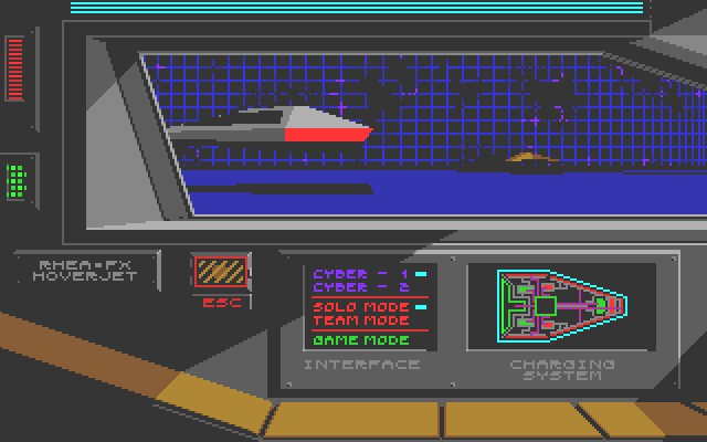 Atari Cyberdrome simulation interface